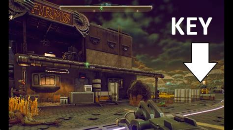 arms building key outer worlds.